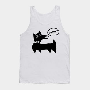 dog woof Tank Top